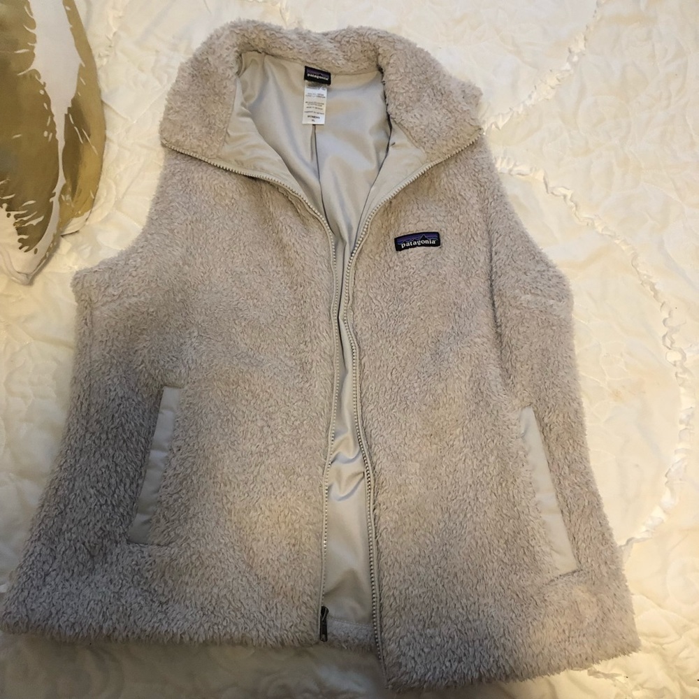 Off white and grey Patagonia vest